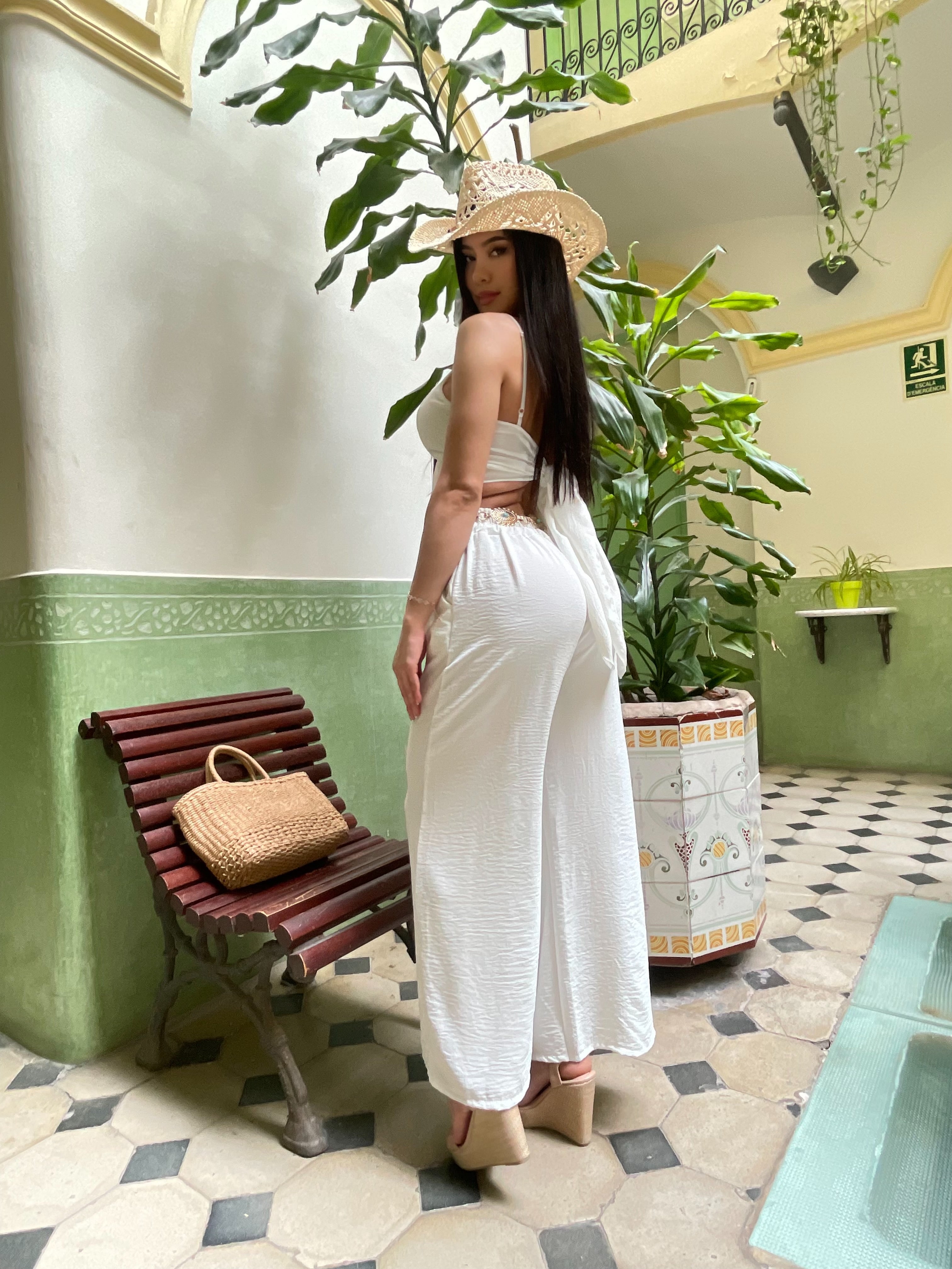 Conjunto Pantalón Palazzio boho